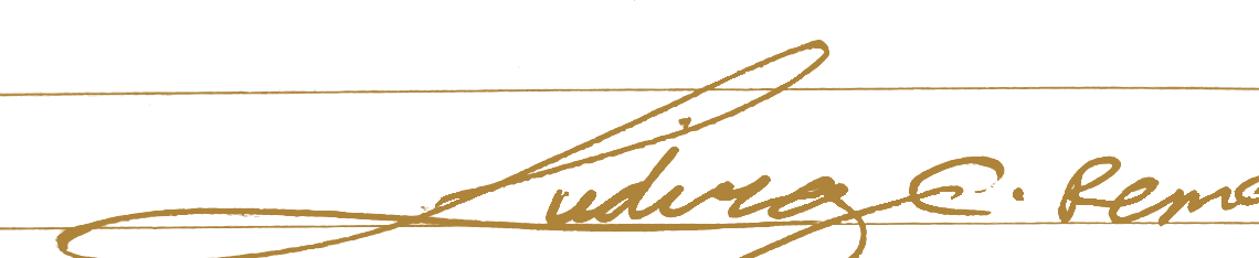 Ludvig E. Reme signature